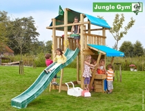 Jungle Gym | Fort + Mini Market module | DeLuxe | Blauw