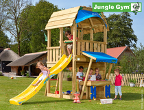 Jungle Gym | Barn + Mini Market Module | DeLuxe | Blauw