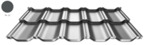 ArcelorMittal | Dakpanplaat | Zet® modular | Antraciet | 35 x 118 cm