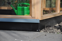 Fundering | New Classic Lean-To 86 | zwart gecoat