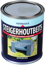 Hermadix | Steigerhouten beits Antraciet | 750 ml