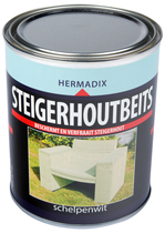 Hermadix | Steigerhouten beits Schelpen Wit | 750 ml