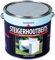 Hermadix | Steigerhouten beits White Wash | 2500 ml