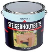 Hermadix | Steigerhouten beits Zand Beige | 2500 ml