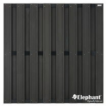Elephant | Design tuinscherm 180 x 180 cm | Antraciet