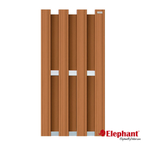 Elephant | Design tuinscherm 90x180 cm | Bruin/aluminium