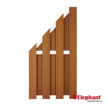 Elephant | Design tuinscherm 90x180/93 cm | Bruin/aluminium