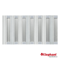 Elephant | Design tuinscherm 180x93 cm | Lichtgrijs