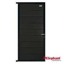Elephant | Tuindeur Modular | 90x180 cm | Antraciet/Antraciet