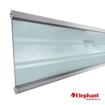 Elephant | Modular Deco lamel | Transparant | Aluminium