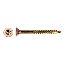 Spaanderplaatschroef Geel verzinkt | Torx | 4.50x80 | Ged. draad | 200 stuks