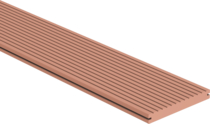 CarpGarant | Massieve composiet vlonderplank extra breed | Bruin | 300 cm