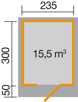 WEKA | Designhuis 172 | 235 x 300 cm
