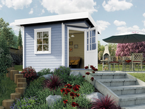 WEKA | Designhuis 213 Gr.1 | 240x240 cm | Grijs