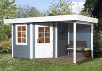 WEKA | Designhuis 213A Gr.2 | 298x456 cm | Grijs