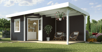 WEKA | Designhuis 213B Gr.2 | 300x600 cm | Antraciet