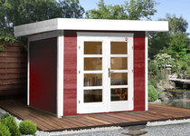 WEKA | Designhuis 126 Gr.1 | 295x210 cm | Zweeds rood
