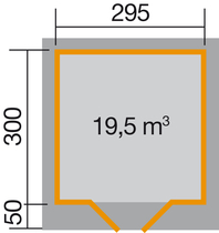 WEKA | Designhuis 126 | 295 x 300 cm