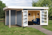 WEKA | Designhuis 126 A | 445 x 240 cm | Grijs