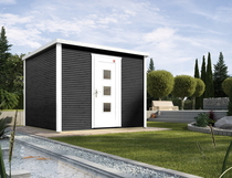 WEKA | Designhuis 'wekaLine' 413 Gr.1 | 250x250 cm | Antraciet