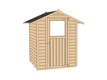 WEKA | Tuinhuis 317 | 152 x 130 cm | Gelakt