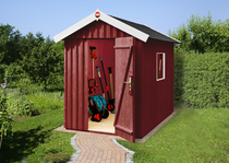 WEKA | Zweeds tuinhuis | 162 x 168 cm | Zweeds rood