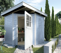 WEKA | Tuinhuis 229 Gr.1 | 205x209 cm | Grijs