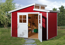 WEKA | Tuinhuis 226 | 295 x 209 cm | Zweeds rood