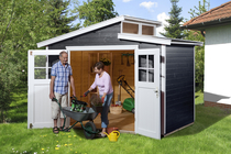 WEKA | Tuinhuis 226 | 295 x 209 cm | Antraciet