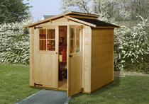 WEKA | Tuinhuis 323 Gr.1 | 198x148 cm | Gelazuurd