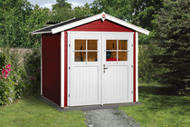 WEKA | Tuinhuis 224 | 205 x 209 cm | Zweeds rood