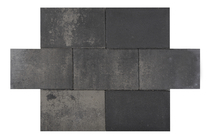 Gardenlux | Klinkerkei keiformaat 10x20x6 | Grijs/zwart