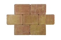 Gardenlux | Tambourisés Brique 20x20x5 | Geel/terra