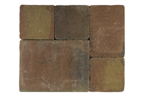Gardenlux | Tambourisés Brique 20x20x5 | Brons