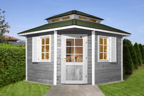 WEKA | Tuinhuis 149 A | 238 x 238 cm | Met dakopzetstuk