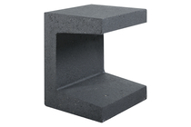 Gardenlux | U-element 30x30x40 | Zwart