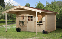 WEKA | Weekendhuis 138 | 380 x 300 cm | 200 cm afdak