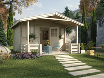 WEKA | Weekendhuis 138 | 380 x 300 cm | 200 cm afdak + terras