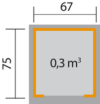 WEKA | Garage voor maairobot 367 | Antraciet