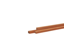 JéWé | Hardhout geschaafd 21x21 mm | 210 cm
