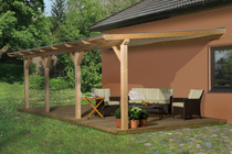 WEKA | Terrasoverkapping 672 Gr.5 | 551x322 cm