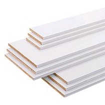 CanDo | Meubelpaneel wit structuur 18 mm | 305x40 cm