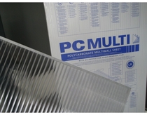 Polycarbonaat paneel 98x275cm HELDER