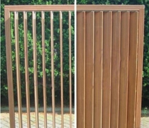 RVS lamellengeleiders voor flexfence | per 2 st
