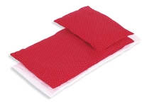 Poppen beddengoed rood | Pünktchen