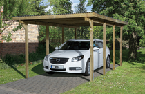 WEKA | Y-Carport 616 | Enkel | 268 x 579 cm