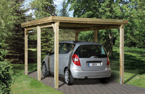 WEKA | Y-Carport 617 | Enkel | 294 x 398 cm