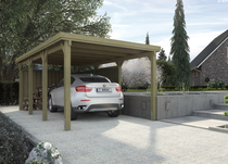 WEKA | Carport 617 | Enkel | 294 x 591 cm