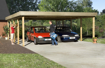 WEKA | Carport 609 | Dubbel | 576 x 784 cm