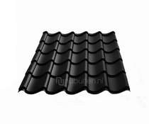 Tata Steel | Dakpanplaat Kingstile HPS200 Ultra | Zwart | 2400 mm